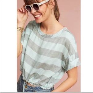Anthropologie Spring crop top